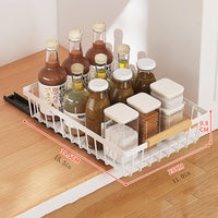 Garvee Organizer per armadio estensibile, cestino multifunzionale per armadio, cucina, dispensa, bagno, 39,5x28x9,8 cm, standard