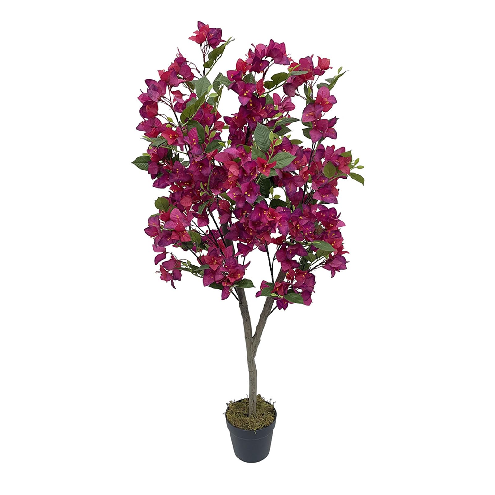 Garvee Bougainvillea Künstlicher Baum 4ft Hoch, Pflegeleicht & Lebensecht, Plastik, Vielseitig Für Zuhause & Büro, Grün