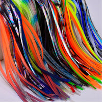 Garvee Trolling Lure 6,5 pollici Squid Skirts Set di esche per pesca d'altura con borsa portaoggetti a 6 scomparti 16 cm Attrezzatura da pesca per esterni in acqua salata