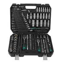 Set di utensili Garvee da 216 pezzi con attacco da 1/4", 3/8" e 1/2", cricchetto a cambio rapido a 72 denti, custodia robusta per riparazioni auto e domestiche