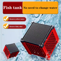 Cubi di purificazione dell'acqua Garvee Filtro a carbone attivo per acquario Struttura a nido d'ape 11,5 x 11 x 11,5 cm