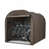 Garvee Copertura Resistente 420D(Solo Telo) per Bike Shelter, Impermeabile, UV, 3 Bici, Marrone - Marrone