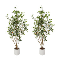 Alberi artificiali da interno Garvee da 2 piedi, realistici, senza manutenzione, durevoli, versatili, verdi