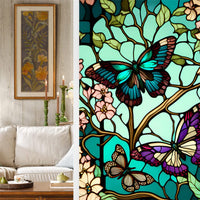 GARVEE Motyl Window Film Pellicola per la privacy statica con protezione UV per spazi abitativi 60x100 cm Trasparente