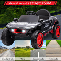 Garvee Kids Electric Car Extra Large Veicolo da Corsa Grigio per Piste da Corsa dai 3 Anni