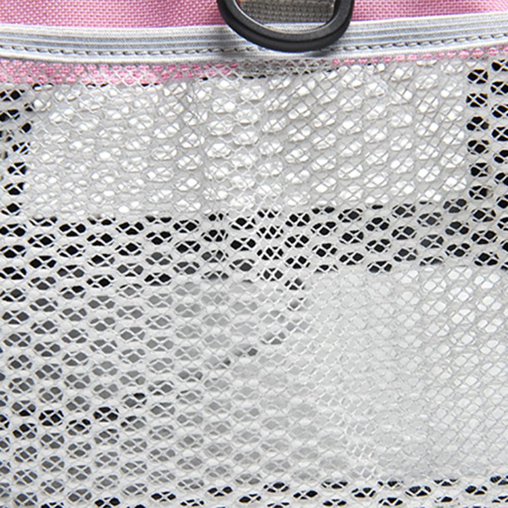 Garvee Borsa da trasporto piccola per porcellini d'India, borsa da viaggio portatile per criceti, conigli, ricci, petauri dello zucchero, adatta a più animali domestici, dimensioni compatte, rosa