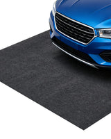 Garvee Tappeto Garage Auto 7.4x17 ft, Feltro Resistente, Impermeabile PE, Antiscivolo, Personalizzabile, Protezione Multiuso per Garage e Officina, Nero