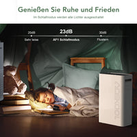 Purificatore d'aria GARVEE AF1 con filtro HEPA H13, purificatore d'aria silenzioso per chi soffre di allergie, CADR fino a 280 m³/h, fino a 55 m³, rimuove il 99,97% di polline, polvere e peli di animali - Modalità sospensione, timer