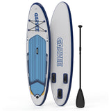 Garvee Tavola da Paddle Sup Gonfiabile 10'6" Ultraleggera Stabile PVC Doppio Strato EVA Antiscivolo Blu 10.6ft Yoga Pesca