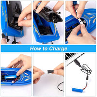 Garvee set di barche RC da 3 pezzi, telecomando, 10 km/h, per piscine e laghi, plastica ABS, veloce, 6 batterie