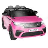 Garvee Kids Electric Car Land Rover 12V – Con telecomando, musica, illuminazione a LED rosa, per bambini e bambine dai 3 anni in su, da usare in giardino, al parco o in cortile. - Rosa