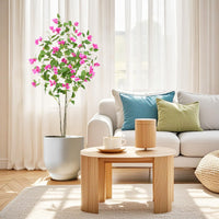 Albero di bouganville artificiale Garvee da 182.88 cm, seta realistica, vaso stabile, verde, per studio fotografico e decorazione