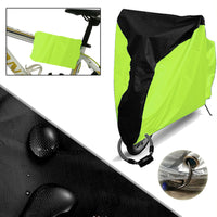 Garvee Copertura per Bicicletta 210D Oxford Impermeabile con Fori per Lucchetto e Strisce Riflettenti in PU per Mountain Bike Nero Verde XL