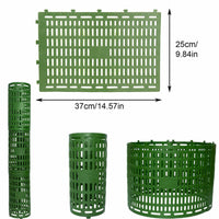 Garvee Set da 10 pezzi di protezioni per tronchi d'albero verdi, espandibili e resistenti ai raggi UV, 25x37 cm, protezione contro gli animali che brucano