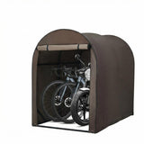 Garvee Copertura per Bicicletta 420D(Solo Telo) Oxford Impermeabile Resistente UV Marrone 120×176×163 cm per 1-2 Bici Outdoor Giardino Patio - Marrone