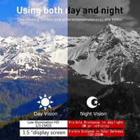Monoculare per visione notturna Garvee 4K HD con IR da 850 nm per sorveglianza esterna, foto da 36 MP, batteria al litio, lunga distanza