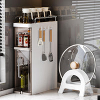 Porta spezie Garvee a 3 ripiani con cassetto, salvaspazio, robusto, per cucina e bagno, compatto, versatile