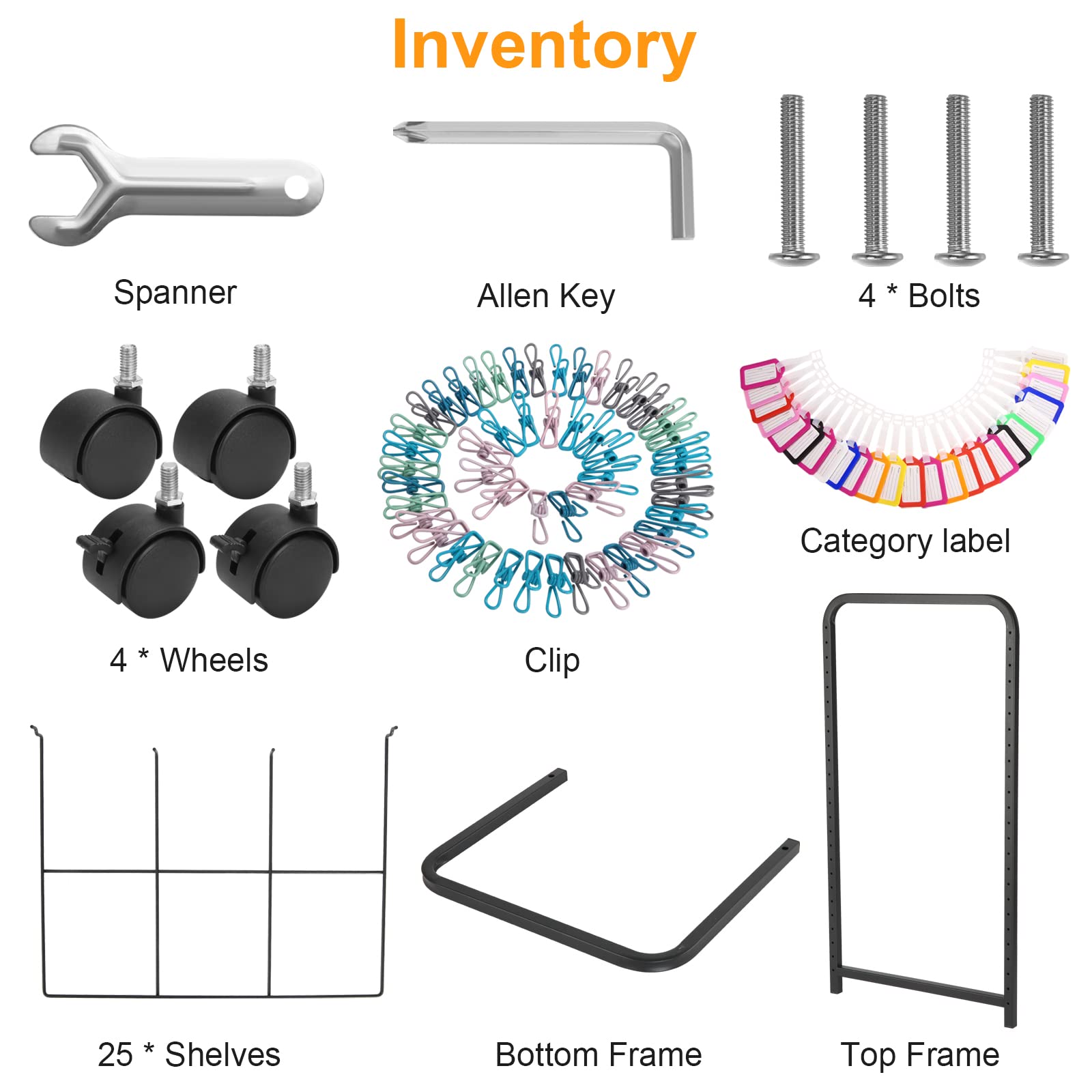 Asciugatrice per opere d'arte Garvee da 25 cubi in metallo con ruote per studi d'arte e aule, 30,5 cm di profondità x 43,2 cm di larghezza x 99,1 cm di altezza, mobile in acciaio