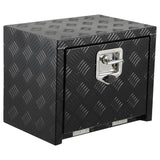 Garvee Cassetta Attrezzi Sotto Cassone 61 cm Alluminio Nero Impermeabile per Pick Up e RV - Perfetta per la Festa del Papà, Resistente alla Ruggine con Serratura Sicura