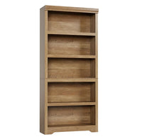 Garvee Libreria Rustica Alta 190,5 cm con 2-6 Ripiani Regolabili, Struttura MDF Robusta, Design Elegante, Anti-Ribaltamento, per Soggiorno e Studio, Neutra