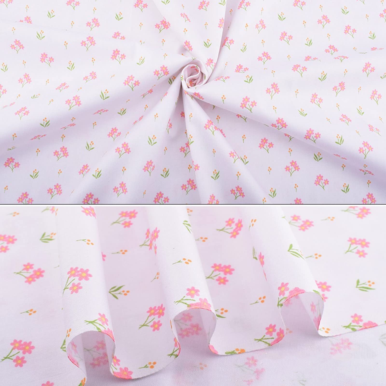 Tessuto di cotone Garvee quadrato 50x50cm motivo floreale traspirante morbido per patchwork cucito fai da te arti e mestieri