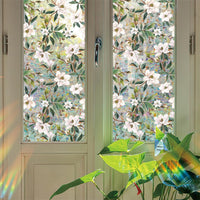 Pellicola per finestre Garvee, opaca, autoadesiva, per la privacy, 43x200 cm, pellicola arcobaleno 3D colorata, anti-UV