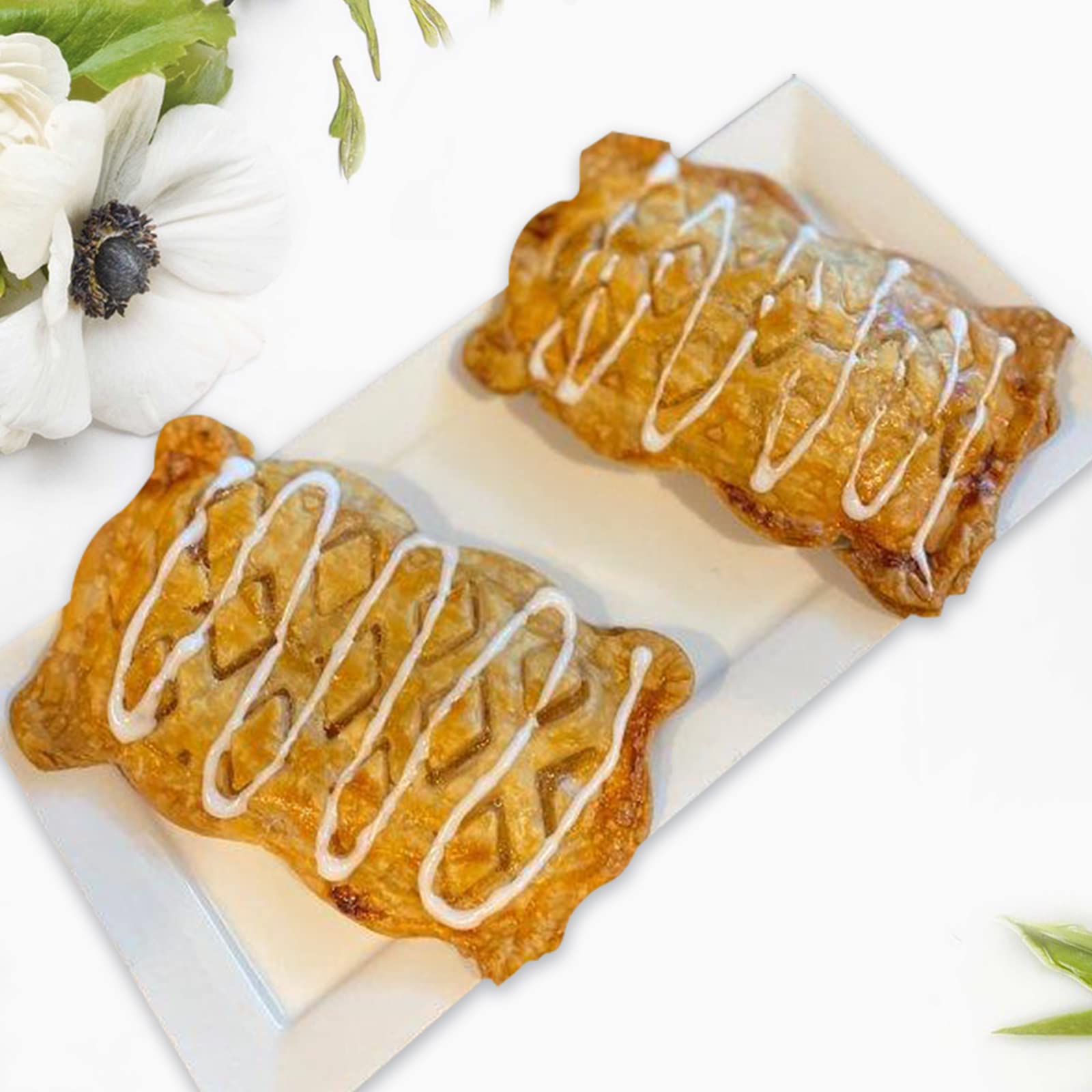 GARVEE Set di 3 mini stampi per crostate, pratico pressa per impasto, classico stampo per tortine di mele, robusto, per Natale e Ringraziamento