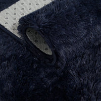Tappeto Garvee Shaggy 5x8 piedi blu navy tie-dye ultra morbido e soffice ad alta densità per la cameretta dei bambini e il soggiorno