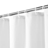 Garvee Flachs-Leinen-Duschvorhang 240GSM Schwer Dunkelgrau Wasserabweisend Waschbar Mit Haken Für Badezimmer - Caffè leggero