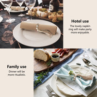 Garvee Rond De Serviette De Table Holz Mit Pompons Natürlich Jute Für Hochzeit & Festive Occasions 12stück Set