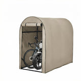 Garvee Tenda Copri Bici Impermeabile Outdoor Tela Oxford 420D Anti-UV, Chiusura Lampo, Khaki, L94×P180×H157cm - Cachi
