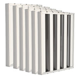 Garvee Filtri per Cappe Commerciali Acciaio Inox 430 5 Scanalature Alta Efficienza Resistente alla Ruggine 49,5x39,4 cm Cucine Professionali - System Default_1