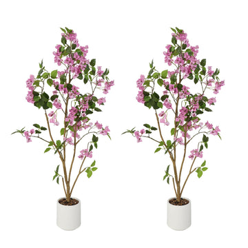 Alberi artificiali Garvee, set da 2 pezzi, piante da interno realistiche, facili da curare, di lunga durata, per casa e ufficio, colore verde