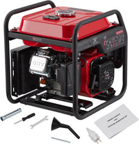 GARVEE Generatore 4000 W Generatore a benzina Silenzioso Presa USB Impermeabile Portatile per Campeggio all'aperto RV Emergenza Nero