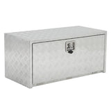 Garvee Cassetta Attrezzi Sotto Cassetta 30" Alluminio Impermeabile con Serratura per Pickup RV - Ideale Festa del Papà, Montaggio Laterale 76x46x46 cm - Argento