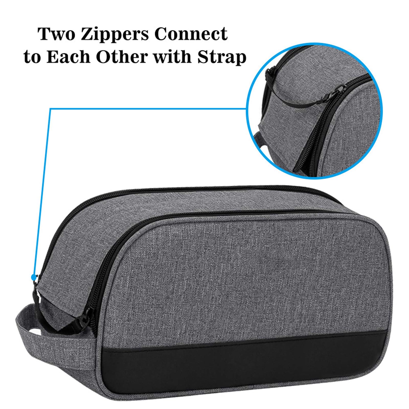 Garvee Borsa Porta CPAP in Nylon Resistente con Doppio Scomparto e Protezione Antiurto, Compatta con Manico, per Viaggi e Uso Esterno, Nero