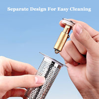 Tappi per lavello da cucina Garvee, confezione da 2, in acciaio inox anti-intasamento: tappi di scarico antiruggine per uso domestico e catering con funzione di filtro e sifone antiodore.