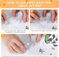 Macchina per bottoni Garvee – Macchina per bottoni da 25/32/58 mm in plastica ABS per bambini, progetti di artigianato e regali fai da te