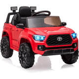 Auto elettrica per bambini Garvee 12V rossa con telecomando per genitori per imparare a guidare in sicurezza, design realistico dell'auto, luci a LED e funzione musicale per la guida su strada dai 3 anni in su, sia all'interno che all'esterno. - Rosso