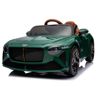 Garvee 12V Auto elettrica per bambini verde scuro con telecomando, veicolo elettrico stabile per divertimento in giardino e tour di scoperta per bambini e bambine dai 3 anni in su