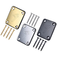 Garvee Placca Mástil Vintage per Chitarra Elettrica Montaggio 4 Viti Materiale Resistente Logo Inciso Dimensioni Precise