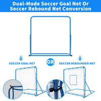 Porta da calcio Garvee Rebounder – Regolabile e robusta, ideale per l’allenamento in giardino e per la praticità del tiro.