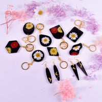 Set di 12 stampi per orecchini in silicone Garvee, ovali ed esagonali, in resina epossidica, versatili per donne e ragazze, per la creazione di gioielli.