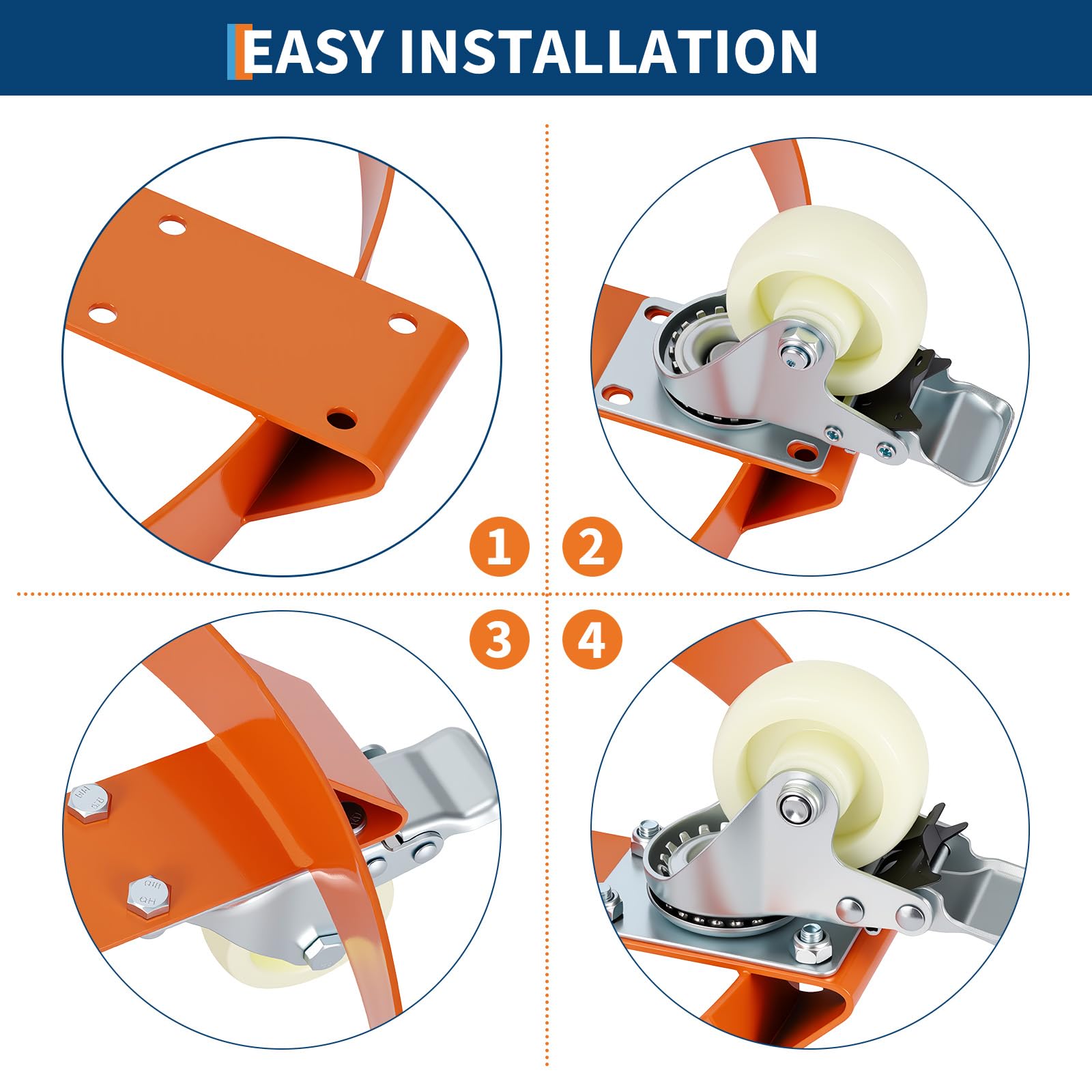 Carrello Portabottiglie Garvee da 55 Galloni per Festa del Papà - Telaio Acciaio Antiribaltamento, Freni, Ruote Girevoli, 1250 lb, Zincato Industriale