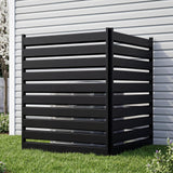 Garvee Recinzione per Condizionatore 2 Pannelli 38"x42" Metallo Resistente Antiruggine con Picchetti 12" per Giardino Patio