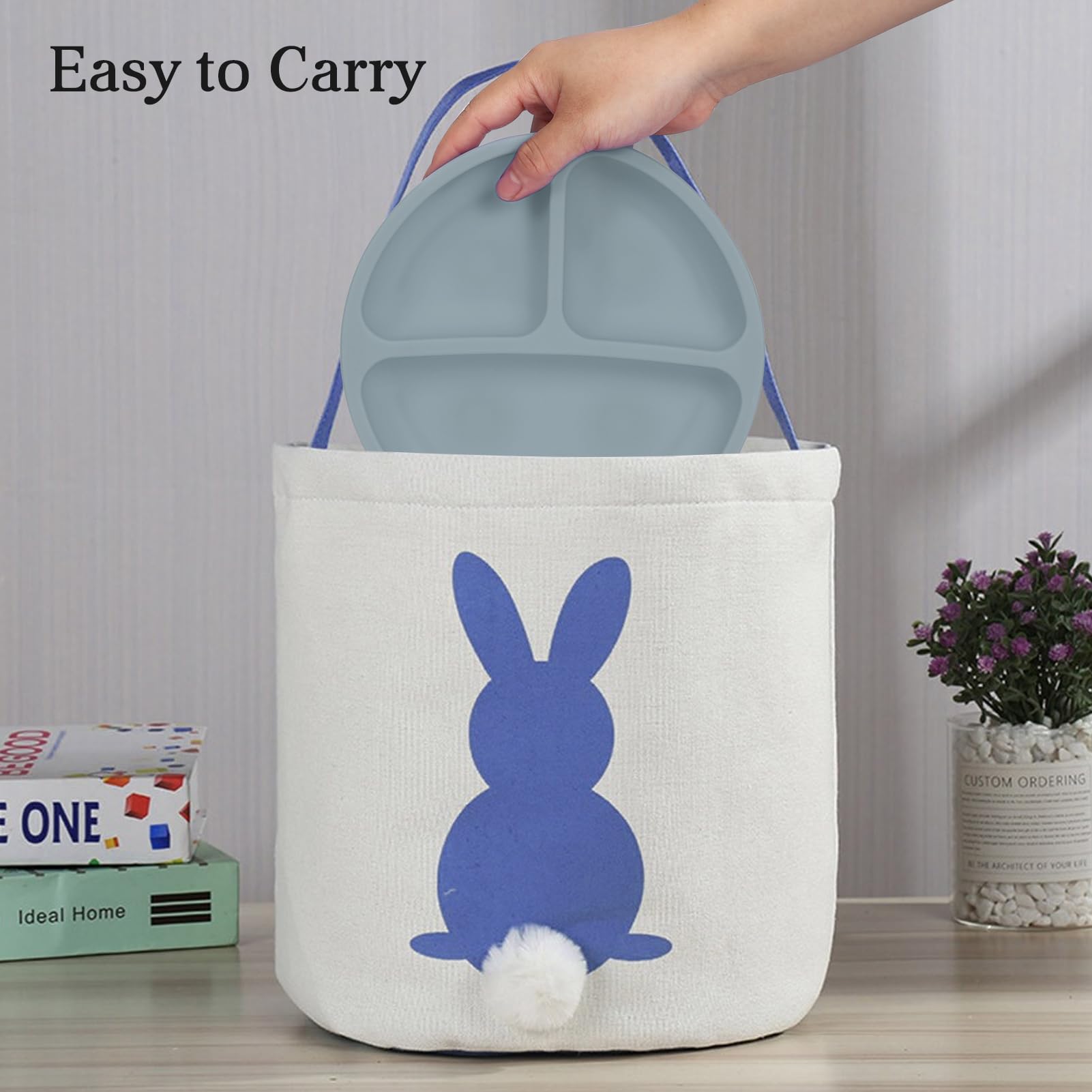 Piatti in silicone Garvee Baby, tovagliette antiscivolo per bambini con ventose, senza BPA, per bambini piccoli, 3 pezzi, blu, verde, grigio