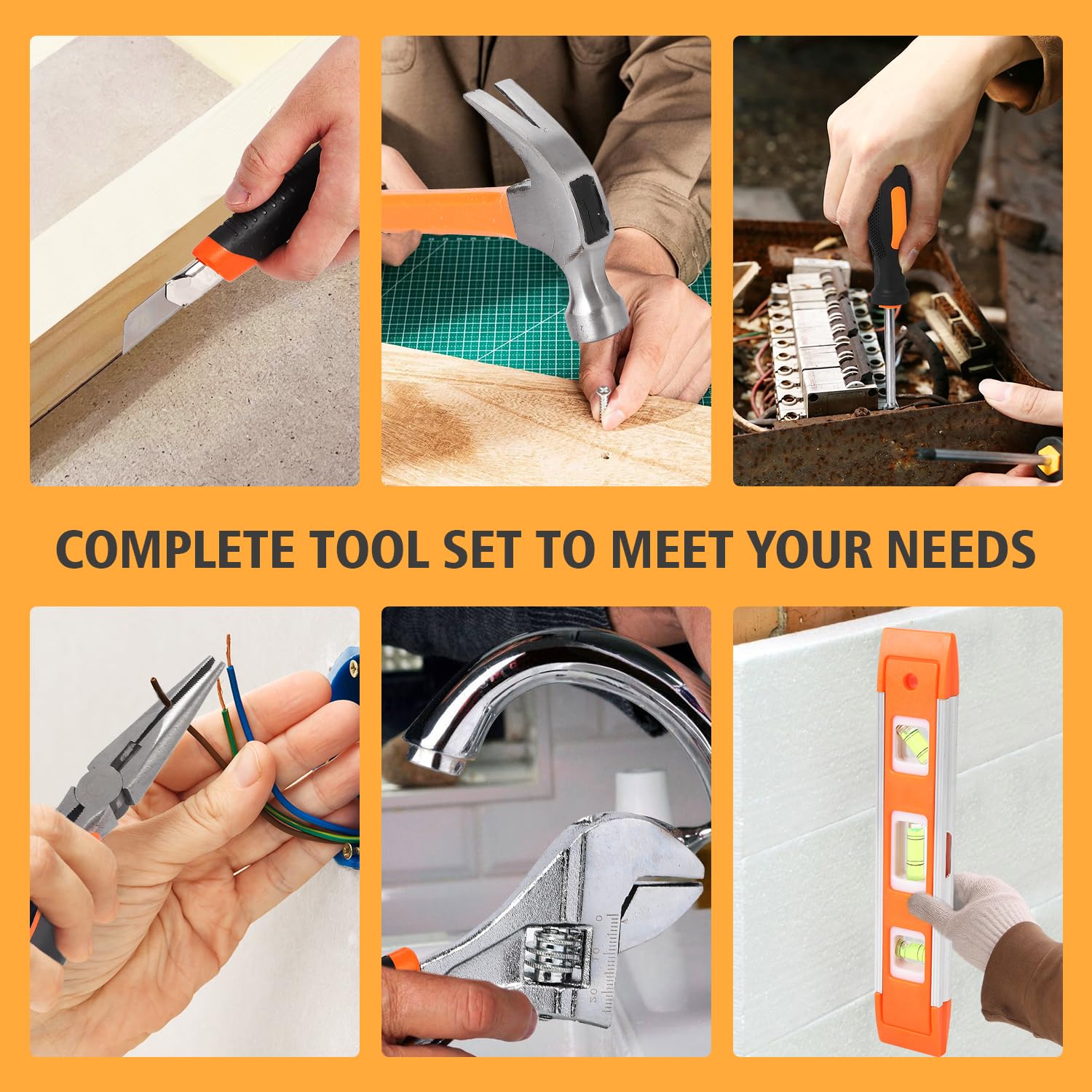 Set utensili Garvee da 247 pezzi - cricchetto a 72 denti, acciaio di alta qualità per auto, casa e ufficio professionale