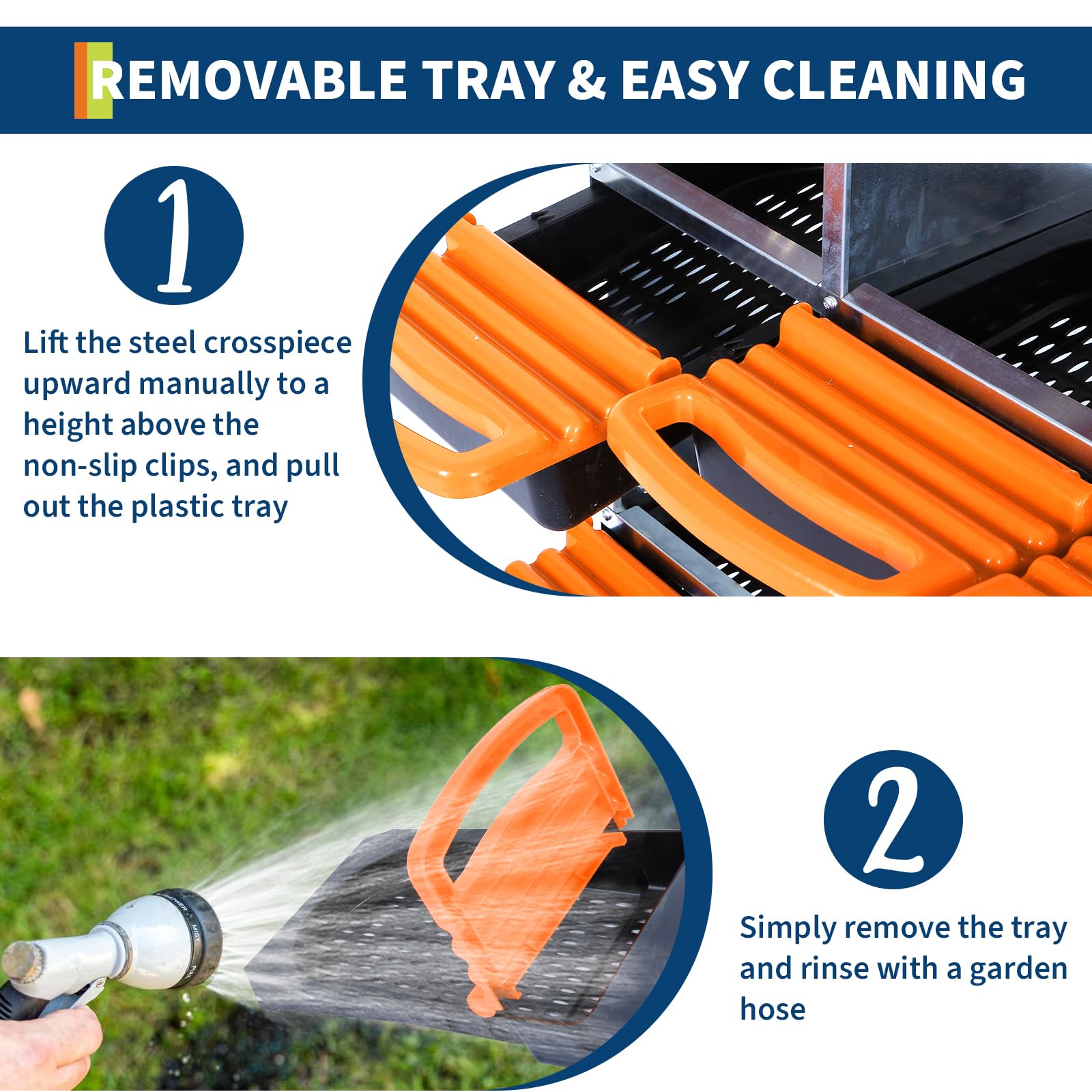 Nido per polli Garvee a 2 piani con 8 scomparti, in metallo, tetto impermeabile, base antiscivolo, arrotolabile per pollaio e pollame, robusto, pratico, ventilato