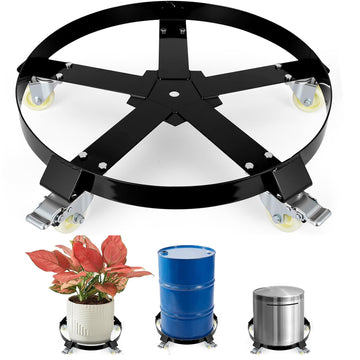 Carrello Portafusti Acciaio Garvee 55 Galloni 1250 libbre - Antiribaltamento per Festa del Papà, Officina