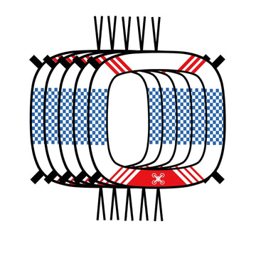 Garvee FPV Racing Gates Set da 5 pezzi, materiale robusto per l'addestramento e le gare di droni, compatibile con DJI Avata